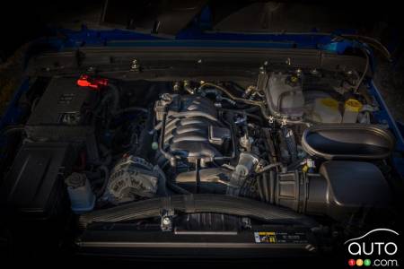 V8 engine of the 2021 Jeep Wrangler Rubicon 392